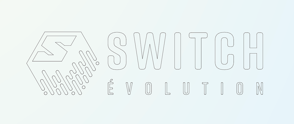 Piste de logo Switch Evolution, version contour